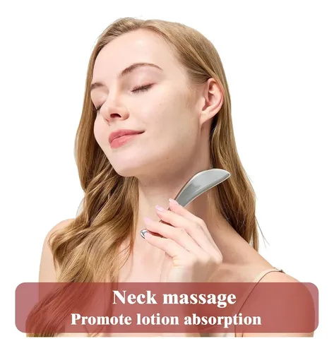 Herramienta Gua Sha Facial Metal Para Masaje Y Reafirmar