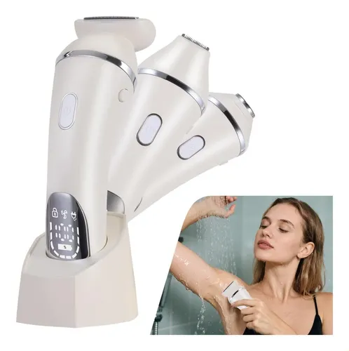 Depiladora Eléctrica Xp7 3 En 1 Usb  Mujer Facial Y Cuerpo