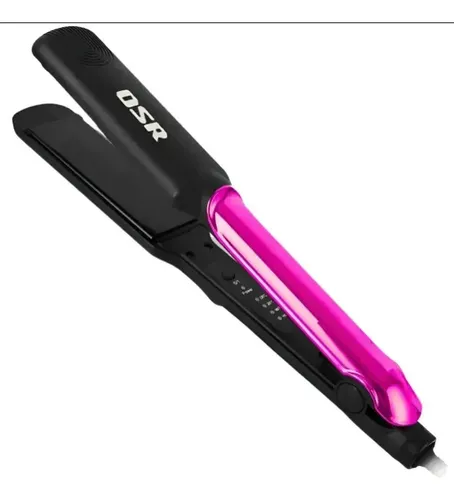 Planchita De Pelo Osr Regulador De Calor Color Rosa