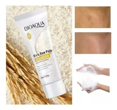 Jabón Limpiador Facial De Arroz Bioaqua