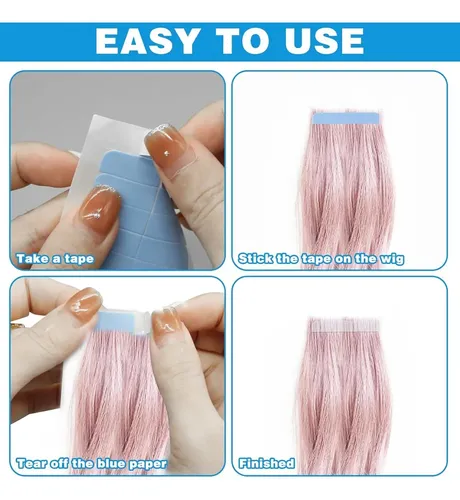 Juego De 20 Cintas Adhesivas Para Extensiones De Cabello
