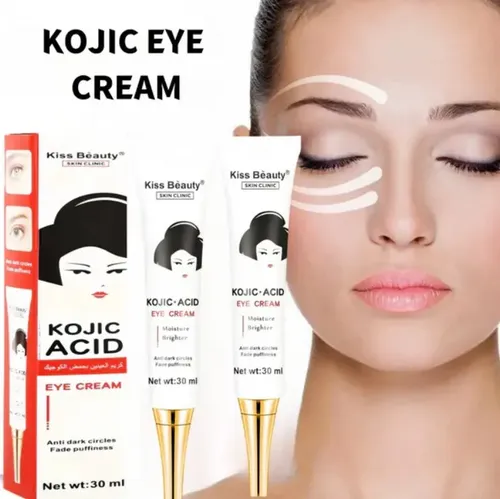 Contorno De Ojos Aclarante Acido Kojico Kiss Beauty 30ml