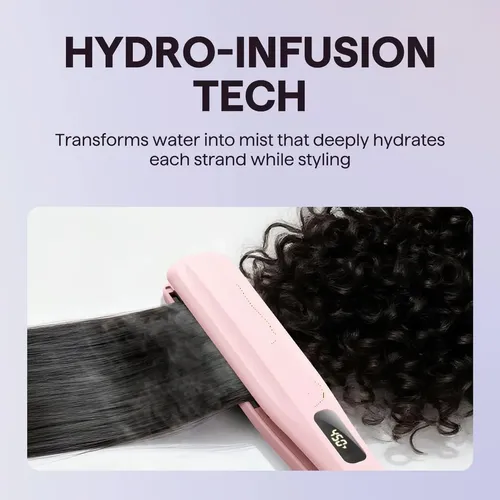 Z Plancha De Pelo Con Función Vapor Para Alisar Y Ondular X