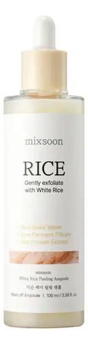 Mixsoon White Rice Peeling Ampoule- 100 Ml | Washoff Ampoule Todo Tipo De Piel Noche