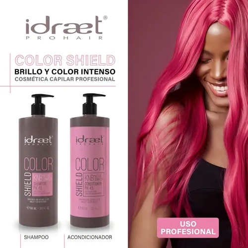 Acondicionador Idraet Pro Hair Color Shield Post Coloración de 980 mL