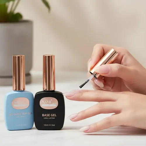 Base Y Top Coat Navi Esmalte Semipermanente Transparente10ml