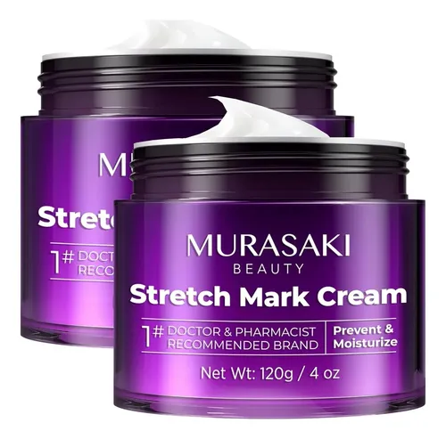 Crema Antiestrías Embarazo Murasaki 120g X2 Pack
