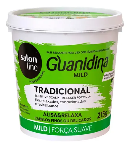 Salon Line Guanidina Mild Alisado Tradicional Pelo Fino 3c
