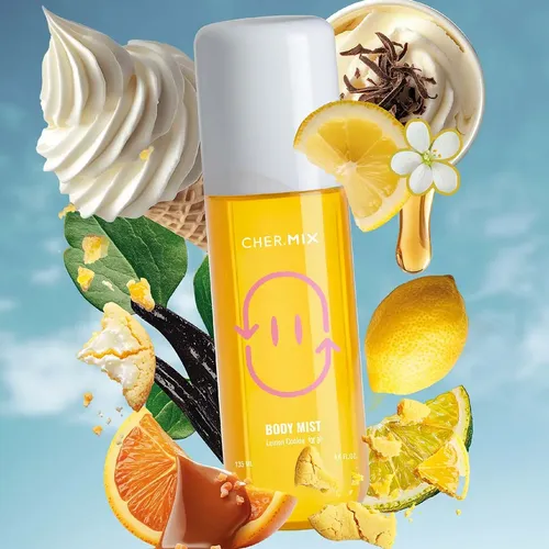 Perfume Unisex Cher Mix Lemon Cookie Body Mist 135 Ml