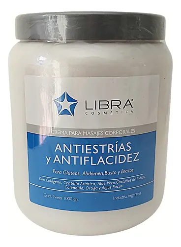 Libra Crema Anti Estrias Flacidez Colageno Centella