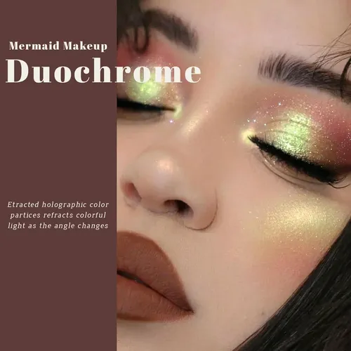 Paleta Duocromática Holográfica Gold Green