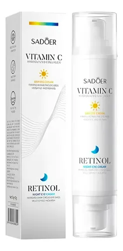 Contorno Ojos Duo Dia/noche Vitamina C Y Retinol Sadoer 20g Todo Tipo De Piel Día/noche