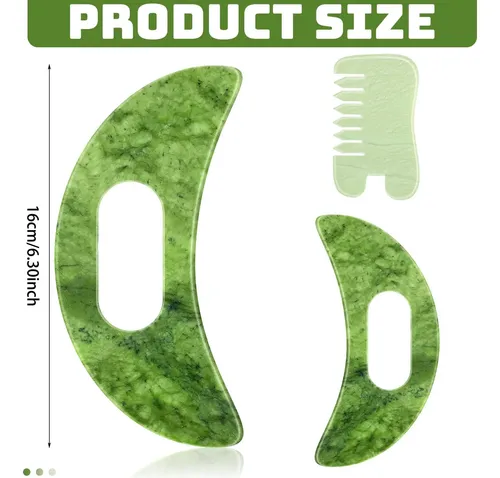 Herramientas De Masaje Bbto Jade Comb Para Masaje Del Cuero