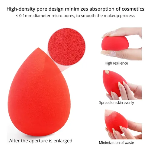 Juego De 20 Esponjas De Maquillaje Beauty, Esponjas Sin /