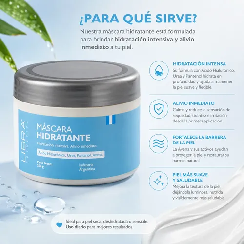 Libra Mascara Facial Hidratante 250g