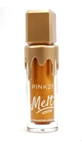 Sombra Ojos Liquida Glitter Metalica Melt Shine De Pink 21