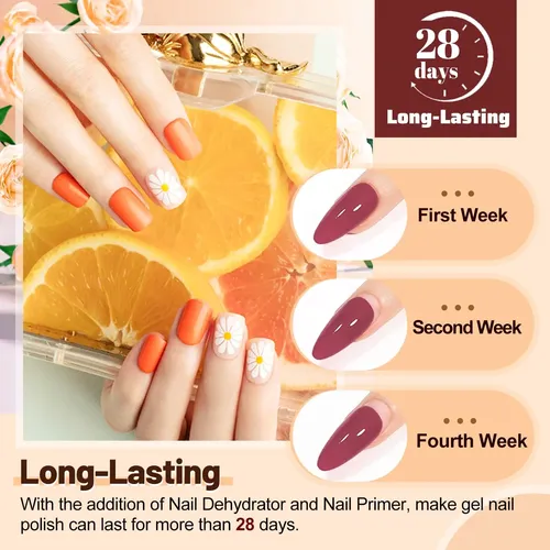 Set De Nail Art Jodsone Primer Para Uñas, Base Coat Y Top Co
