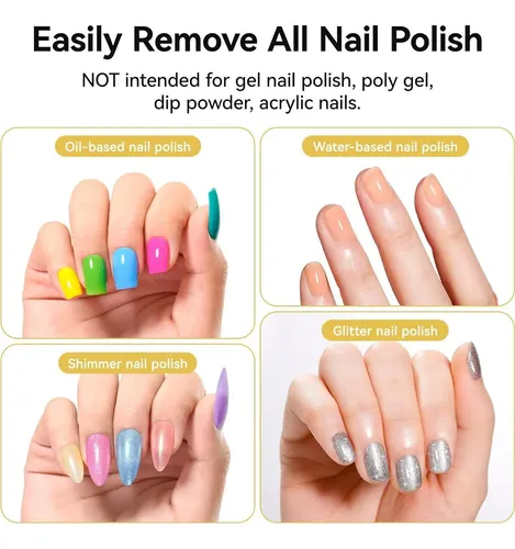Removedor De Esmalte Sin Acetona Nailshion 160 Ml Rápido