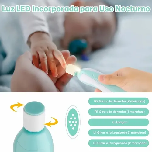 Juego De Lima De Uñas Eléctrica Para Adultos Y Bebés