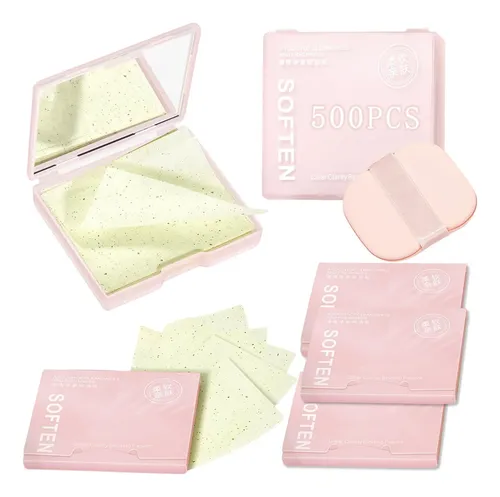300 Hojas De Papel Absorbente Facial, For Limpiar La Piel