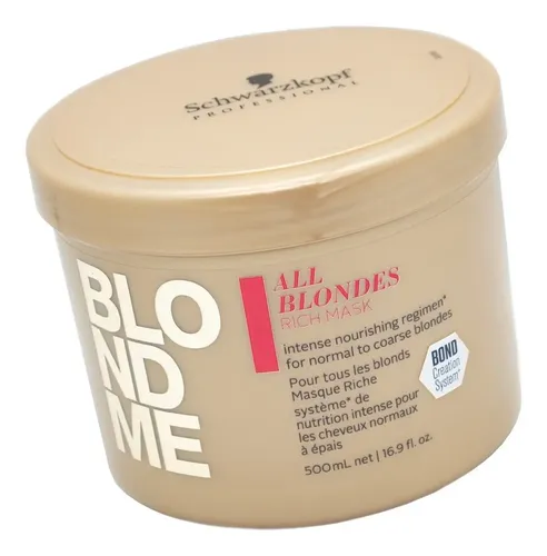 Schwarzkopf Blondme Mascara Reparadora Cabellos Rubios 500ml