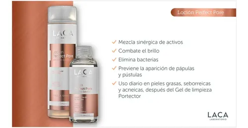 Locion Perfect Pore 100ml Laca Acne Astringente Salicilico Momento De Aplicación Día/noche Tipo De Piel Grasa