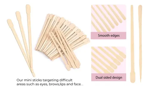 Aplicador De Cera Wax Sticks Mibly De Madera Para Cabello, 1