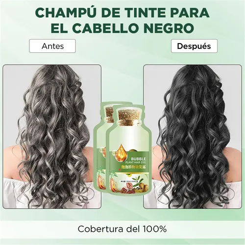 Tinte Capilar Semipermanente En Espuma A Base De Plantas