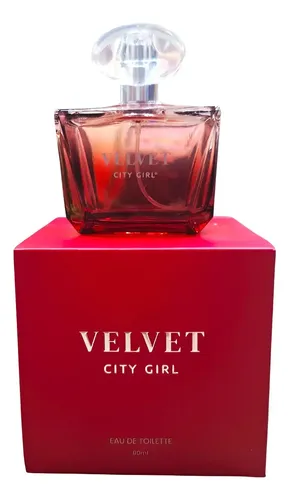 Perfume Eau De Toilette Red Velvet Mujer De City Girl 90ml