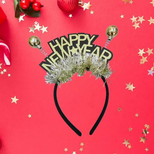 2023 Feliz Año Nuevo Diadema Pelo Aro Cumpleaños