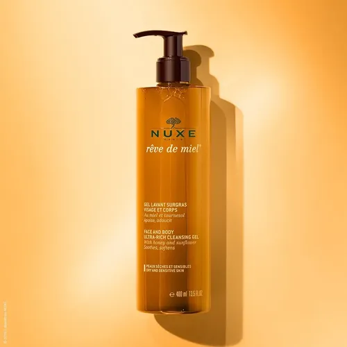 Nuxe – Reve De Miel – Gel Limpiador Rostro Y Cuerpo 400 Ml