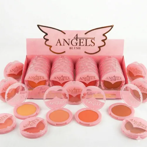 Blush En Polvo Compacto 4 Angels Rubor Make Up Tonos