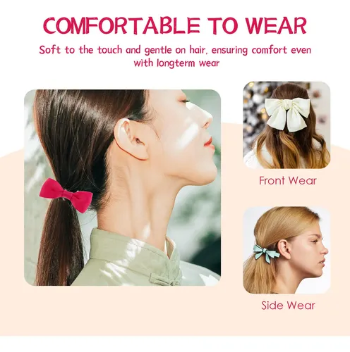25 Piezas De Lazo Para Cabello Mujer, Sencillo Y Elegante