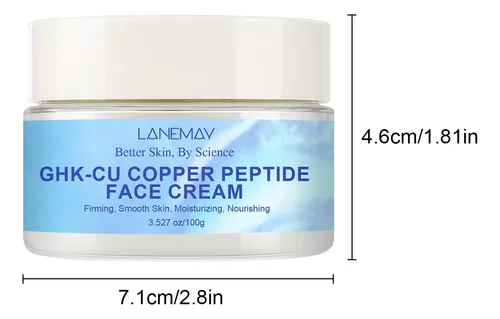 Crema Facial Ghk-cu Copper Peptide Lanemay 100 G Todo Tipo De Piel