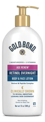 Loción De Retinol Gold Bond Age Renew De 13 Onzas Para Cuerp