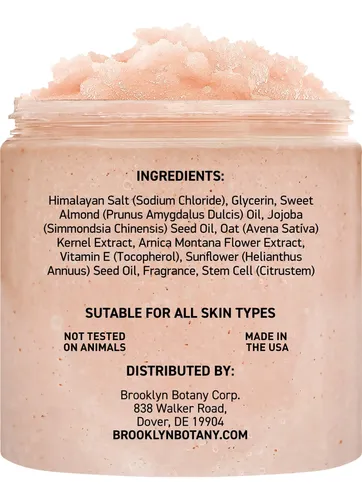 Exfoliante Brooklyn Botany Sal Himalaya Células Madre 295ml