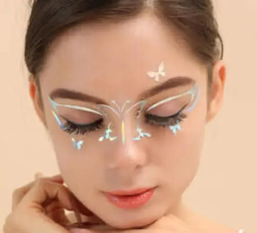 Facesticker Delineado Para Ojos Holográfico