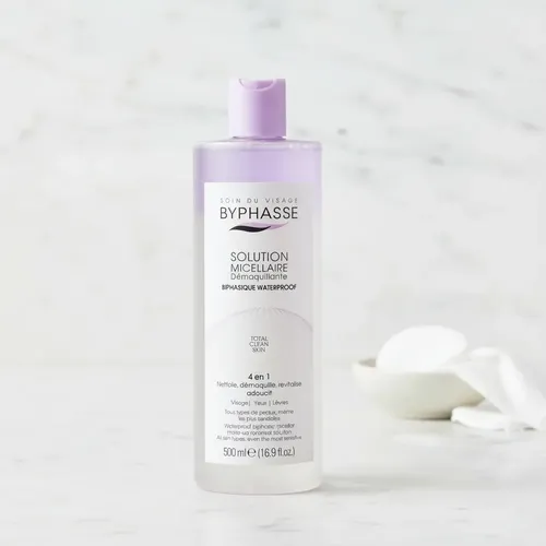 Solución Micelar Desmaquillante Bifásica Waterproof 500ml