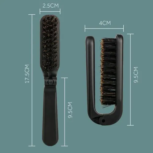 .cepillos Para Barba De Viaje Plegables, Funciona Con Aceite