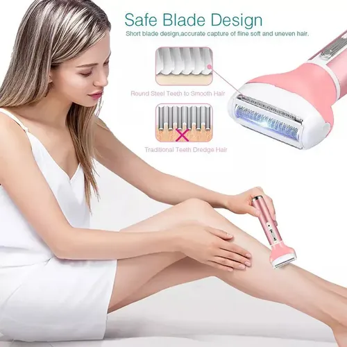 Nuevo Depiladora Facial Y Corporal Femenina 4 En 1 Usb