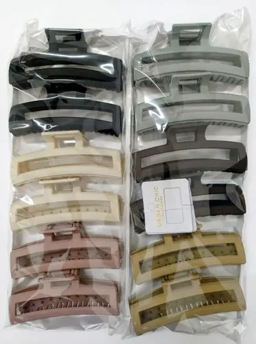 Broches Para El Pelo X6 Mate Cabello Mujer Urbanchic 1040