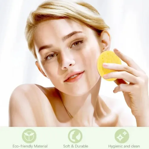 50 Esponjas Faciales Comprimidas, Desmaquillante De Celulosa
