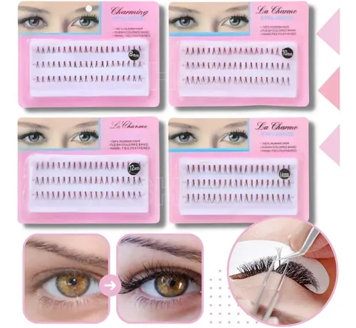 Pestañas Ramillete Volume Ruso Individuales Postizas X1