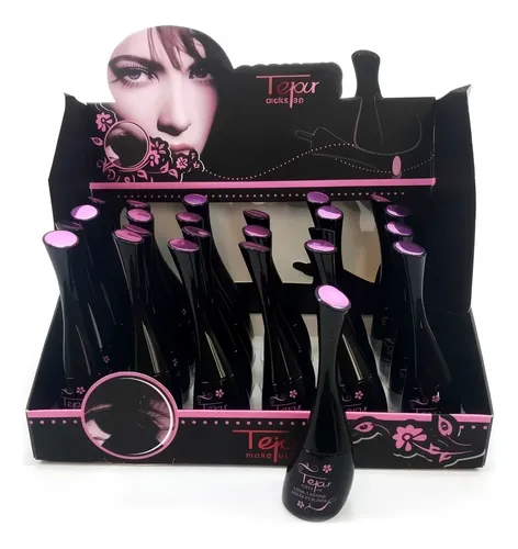 Delineador Liquido Ultra Fino Negro Tejar Caja 24 Unidades