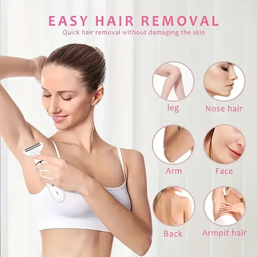 4 In 1 Women’s Epilator – Electric Intimate Area Tool
