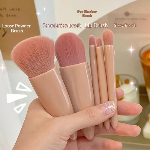 Kit De Maquillaje Para 2 Personas Con Espejo Y Funda Portáti