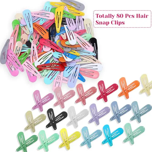 De- Pinzas Para El Pelo Snap Hair Clips Para Niñas, 80 ! –