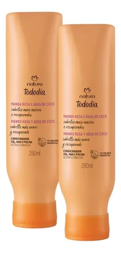 Acondicionador Solar Mango Rosa Y Agua Coco Tododia Natura