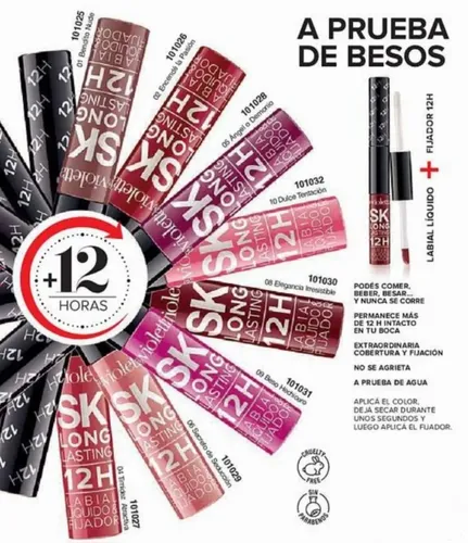 Silk Kiss Long Lasting Labial Líquido C/ Fijador.encende La