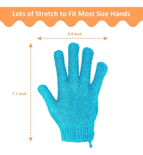 Guantes Exfoliantes 30 Colores Para Baño Y Spa